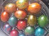 Великденски яйца в златисто и сребристо (Снимки)