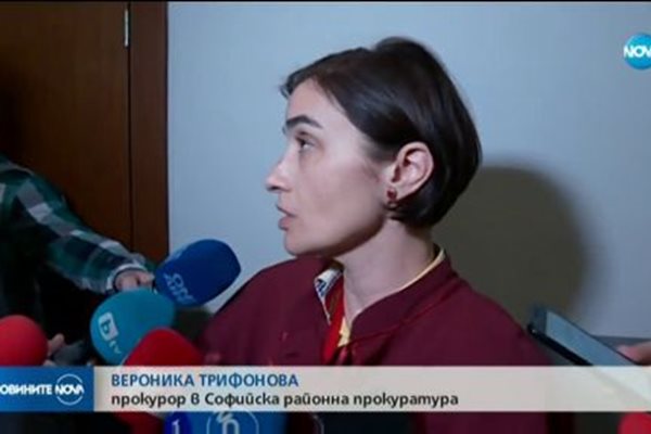 Прокурор Вероника Трифонова 
Кадър Нова тв