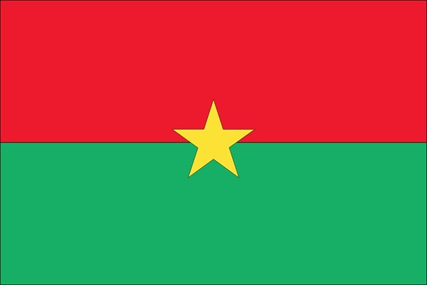 Флагът на Буркина Фасо СНИМКА: ПИКСАБЕЙ