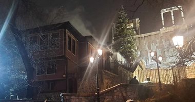 Пламна гримьорната на Античния театър в Пловдив, 4 пожарни гасят (Снимки)