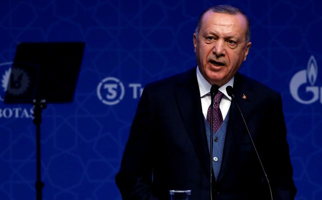 Президентът на Турция - Реджеп Ердоган СНИМКА: Ройтерс