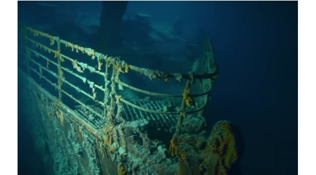 Титаник под водата КАДРИ: youtube/ titanic tv