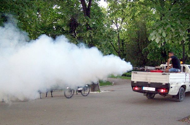 Опушване срещу комари в Пловдив