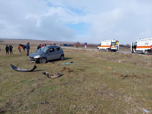 Катастрофата е станала малко преди 15 ч., на изхода на Сунгурларе, в посока село Черница.