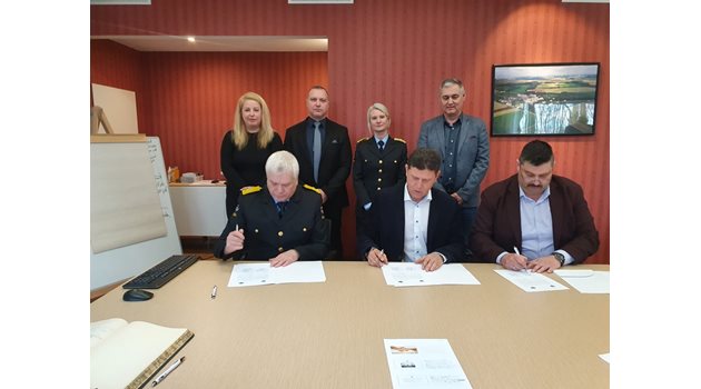 Подписване на споразумение между затворите Белене и Плевен със затвора Она, Норвегия