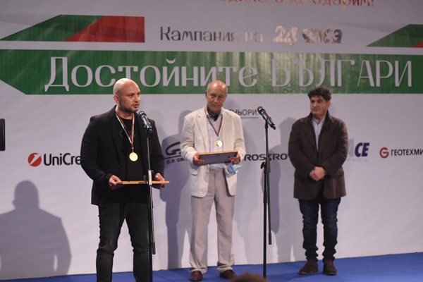 Йоско Алипиев, Георги Калайджиев и Греди Асса (от ляво на дясно)