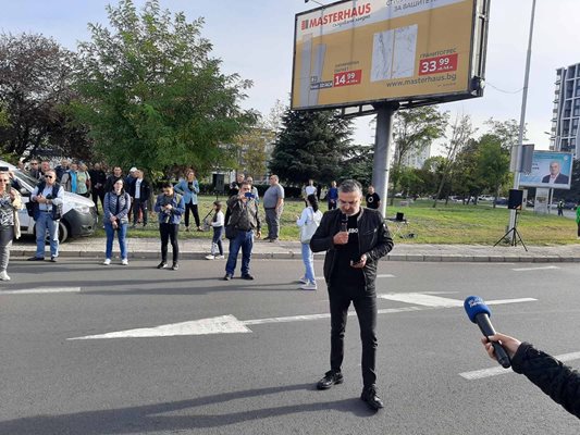 Протест на нефтохимиците в Бургас. Снимки: Димчо Райков