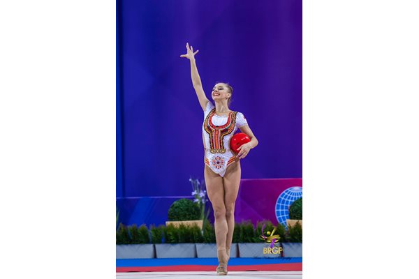 Боряна Калейн СНИМКИ: Българска федерация художествена гимнастика