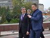 Президентът Плевнелиев гостува на кмета на Благоевград Атанас Камбитов