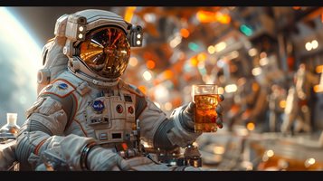 Къде си крият алкохола космонавтите