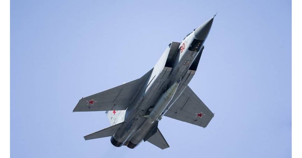 A Russian fighter escorted a British armed forces airplane out of Russian airspace