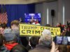 Екоактивисти прекъснаха митинг на Тръмп в щата Айова