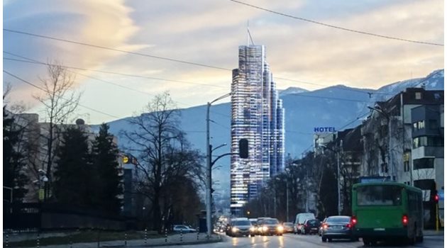 "Парадайс тауър" ще е най-високата сграда в София