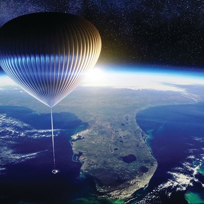 Балонът ще се издигне на 32 км височина.

СНИМКИ: SPASE PERSPECTIVE