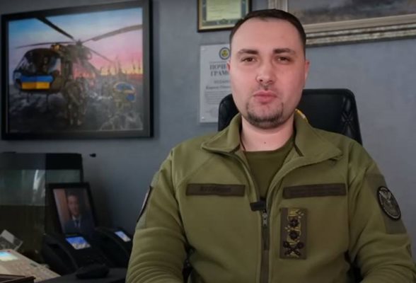 Шефът на украинското разузнаване Кирило Буданов. 
СНИМКА: ТЕЛЕГРАМ НА БУДАНОВ