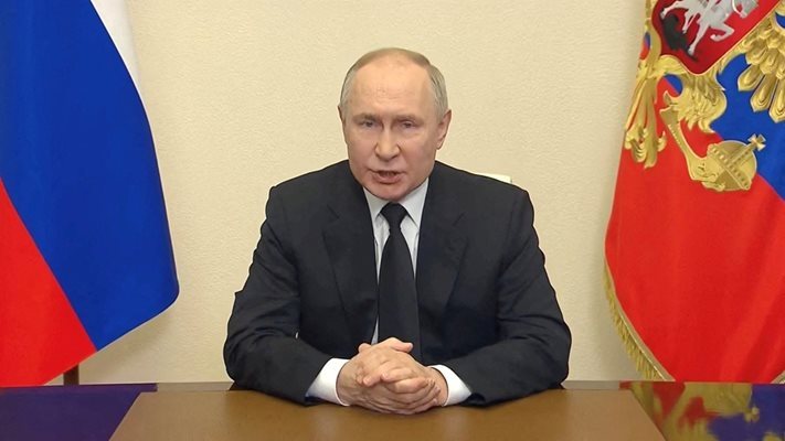 Путин: Надявам се атентаторите на "Крокус сити хол" да бъдат наказани справедливо