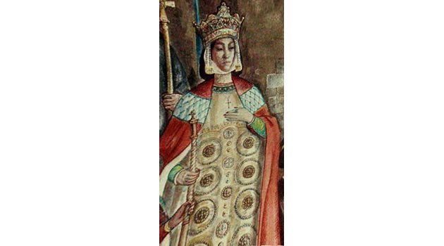 В храма е погребана и византийската принцеса и българска царица Мария-Ирина Палеологина, съпруга на цар Михаил Асен IV.