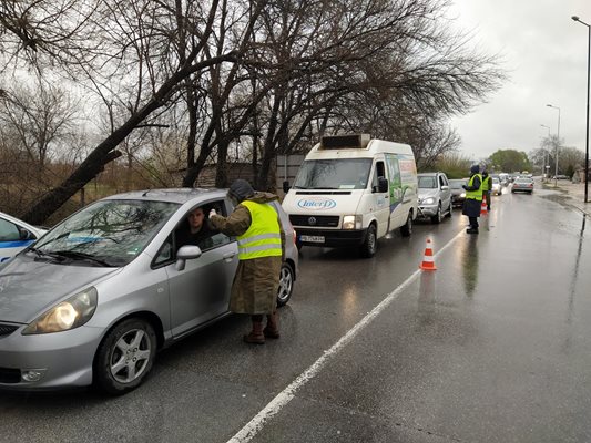 Колоната тази вечер е към изходите на Пловдив.