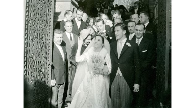 Сватбата на цар Симеон II и царица Маргарита на 21 януари 1962 г.