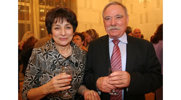 Георги Иванов със съпругата  си Лидия