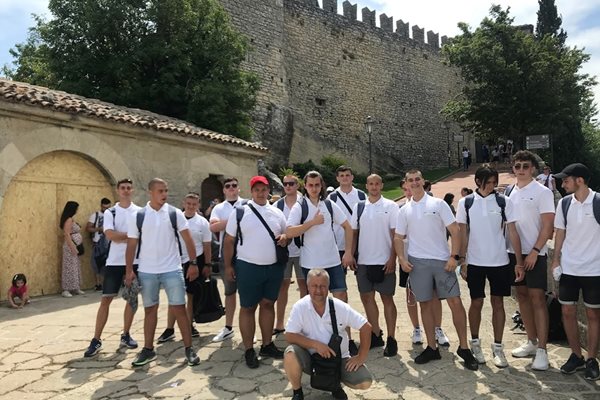 Учениците от Бургас по време на практиката в Италия