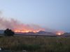 Адски пожар гори край бургаското село Изворище (Снимки)
