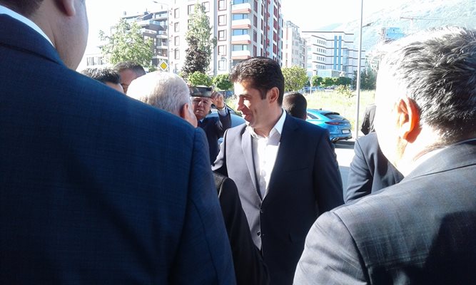 Премиерът Кирил Петков на откриването на офис на Българо-турската търговска камара СНИМКА: Авторът