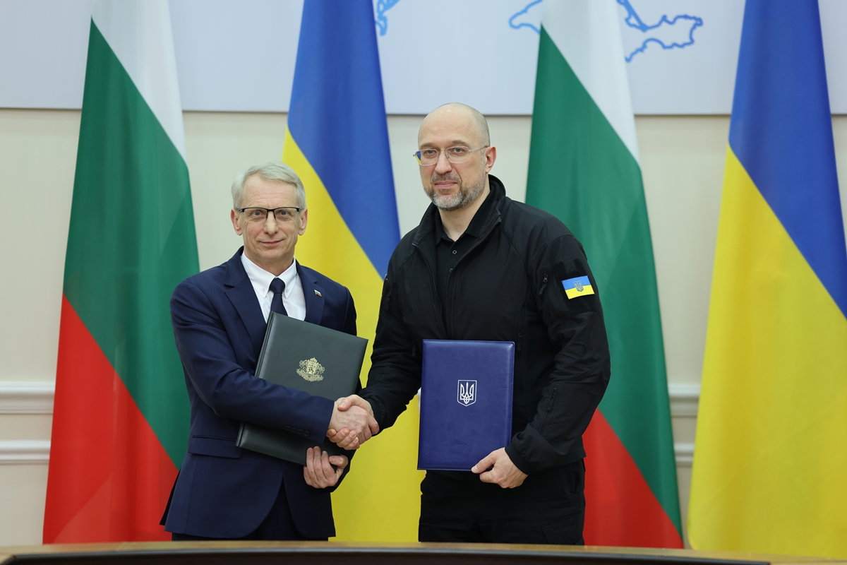 Украинският премиер: Благодаря на правителството и на всички българи