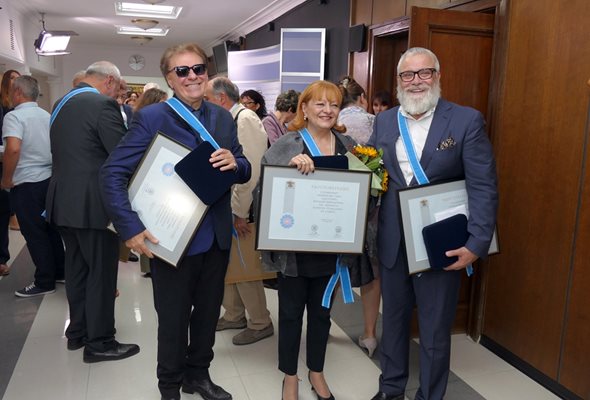 Васил  Найденов, Богдана  Карадочева и Владо Пенев станаха почетни  софиянци през  2018 г.