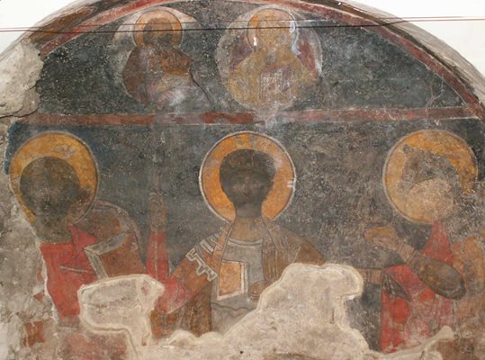 Стенопис в софийската църква "Св. Петка" (Стара)