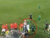 Резервният вратар на "Лудогорец" Милан Борян скочил да се бие (видео)