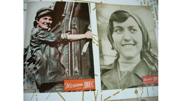 СЛАВА: Вестници и списания често публикували снимки и материали за единствената жена машинист.