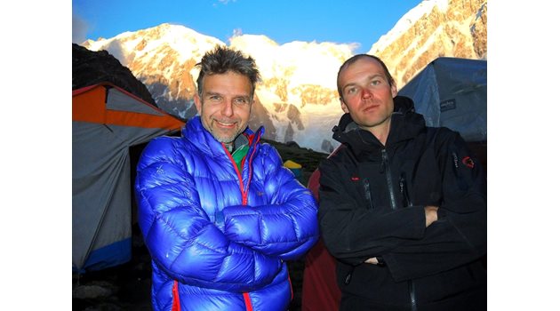 Боян Петров (вляво) и Иван Томов имат две експедиции заедно.