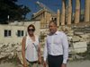 Президентът Румен Радев и съпругата му Деси се разходиха из Акропола