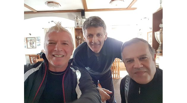 Кирил Пелтеков, Петър Попангелов и Пламен Минчев заедно преди 2 седмици на ски.