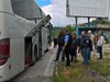 Внезапна авария забави автобуса от София до Монтана (Видео)