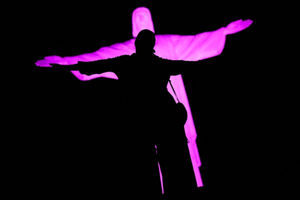 Статуята на Христос Спасителя в Рио де Жанейро СНИМКА: Ройтерс
