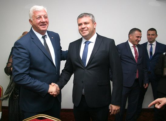 Димитров и кметът на район "Северен" Стоян Алексиев.