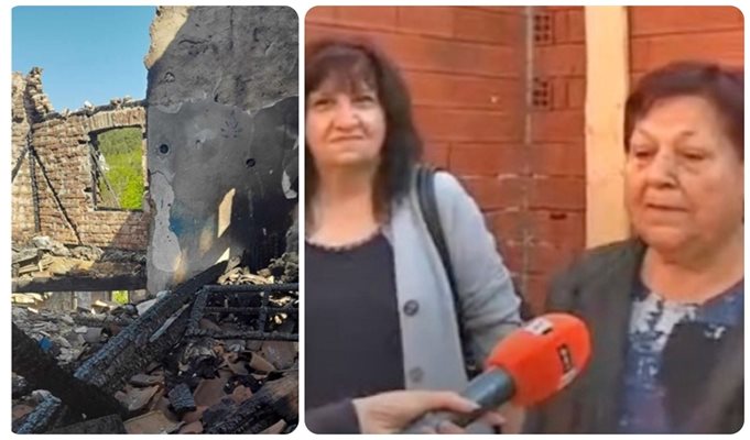 Градят нов дом за майка и дъщеря, след като пожар изпепели къщата им в Гърмен