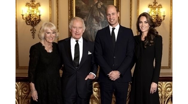 Крал Чарлз, кралицата-консорт Камила, принц Уилям и принцеса Кейт СНИМКА: Инстаграм/Официален профил на кралското семейство