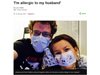 Американка е алергична към мъжа си, докосне ли го - умира (Видео)