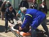 Тежка катастрофа в Казанлък, пешеходец е в тежко състояние (Видео)