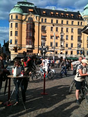 В деветмилионна Швеция има 6 млн. велосипеда.