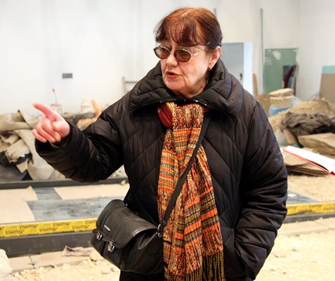 Археологът Жени Танкова твърди, че градежът на по-стария храм е внушителен.