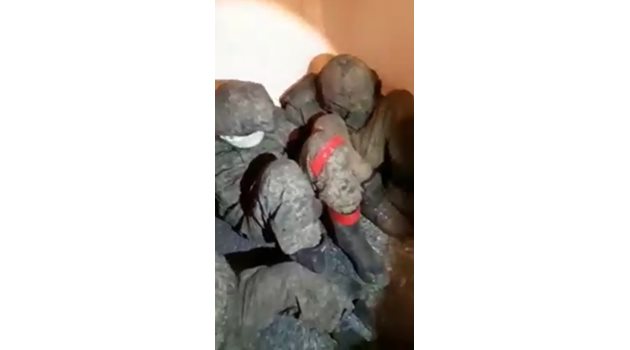 Част от пленените руски войници
КАДЪР: Сухопутні війська ЗС України 
