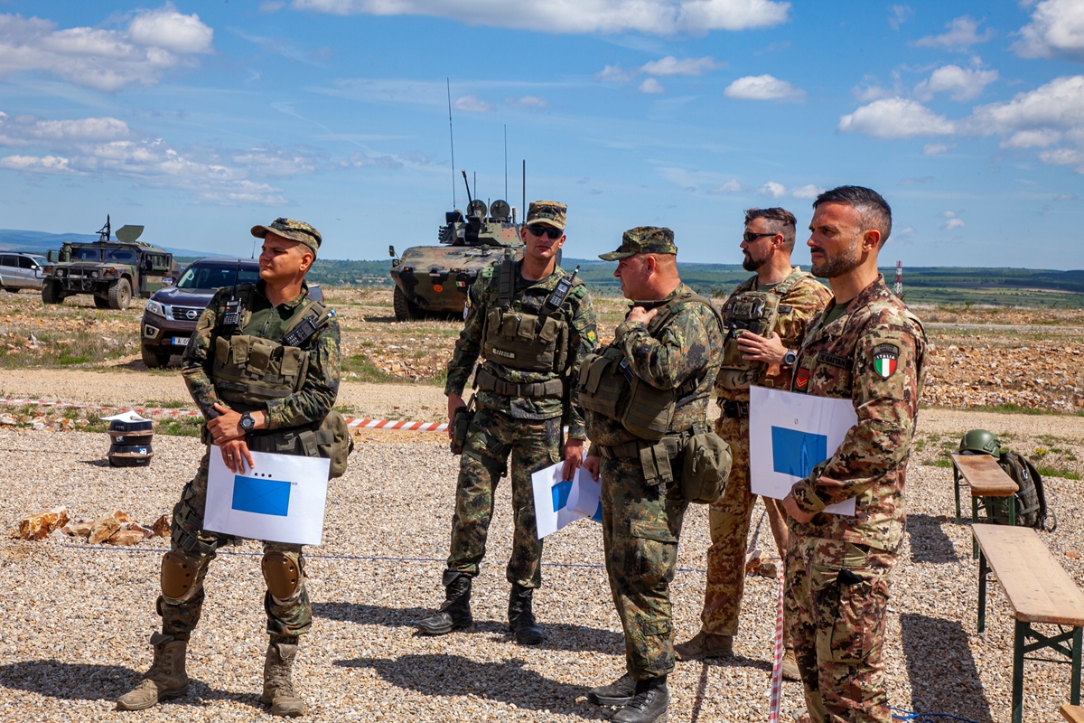 Наши военни участваха в учение на многонационалната група на НАТО