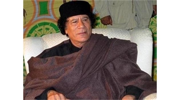 Муамар Кадафи 
СНИМКА: Георги Милков