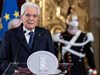 Италианският президент Матарела не прие оставката на премиера Драги