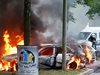 Антигобалисти са запалили полицейски коли в Хамбург (Видео и снимки)