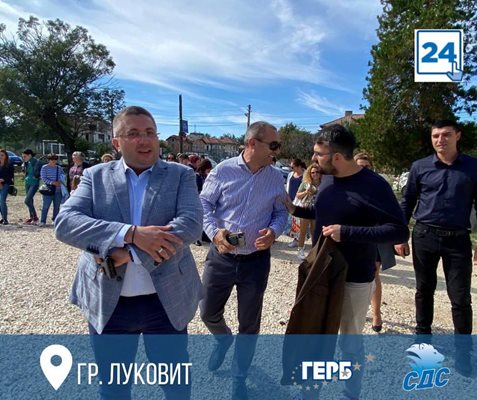 Николай Нанков днес посети Луковит. Снимки Фейсбук